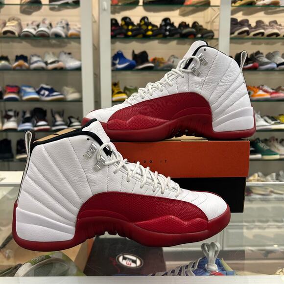 Jordan 12 Retro Cherry (2023) size 12 Pre-Owned - Picture 2 of 8